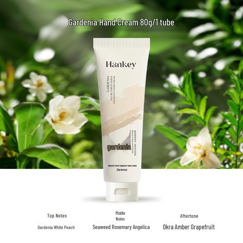 Крем для рук "Гардения, Роза, Сандал" - Увлажняющий, от трещин, для студентов и девушек - Всесезонный