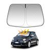 KUNGKIC Солнцезащитный козырек для Fiat 500 и Abarth Переднее окно Солнечный свет Тепло УФ Тепло Легкий Легкий Аксессуары для интерьера 595, Солнцезащитный козырек, Защита, Блокировка,