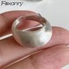 Minimalist Frosted Rings for Women New Trends Classic Geometric Handmade Birthday Party Jewelry Gifts
