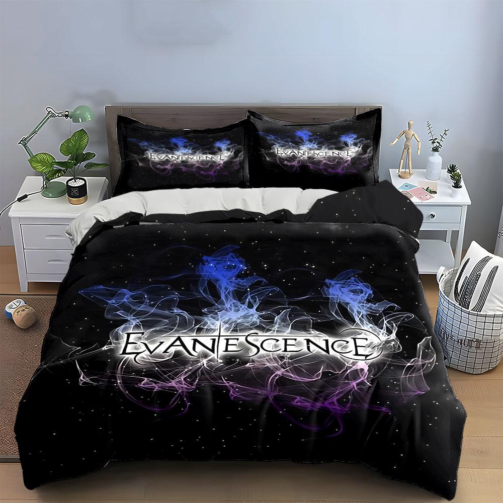 Evanescence Glow Art Design Bedding Duvet Cover Set Duvet Cover Pillowcases (1*Duvet Cover 2*Pillowcases, without duvet insert)
