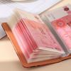 Leopard print Money Saving Binder Savings Wallet Notebook  Office Stationery Supplies