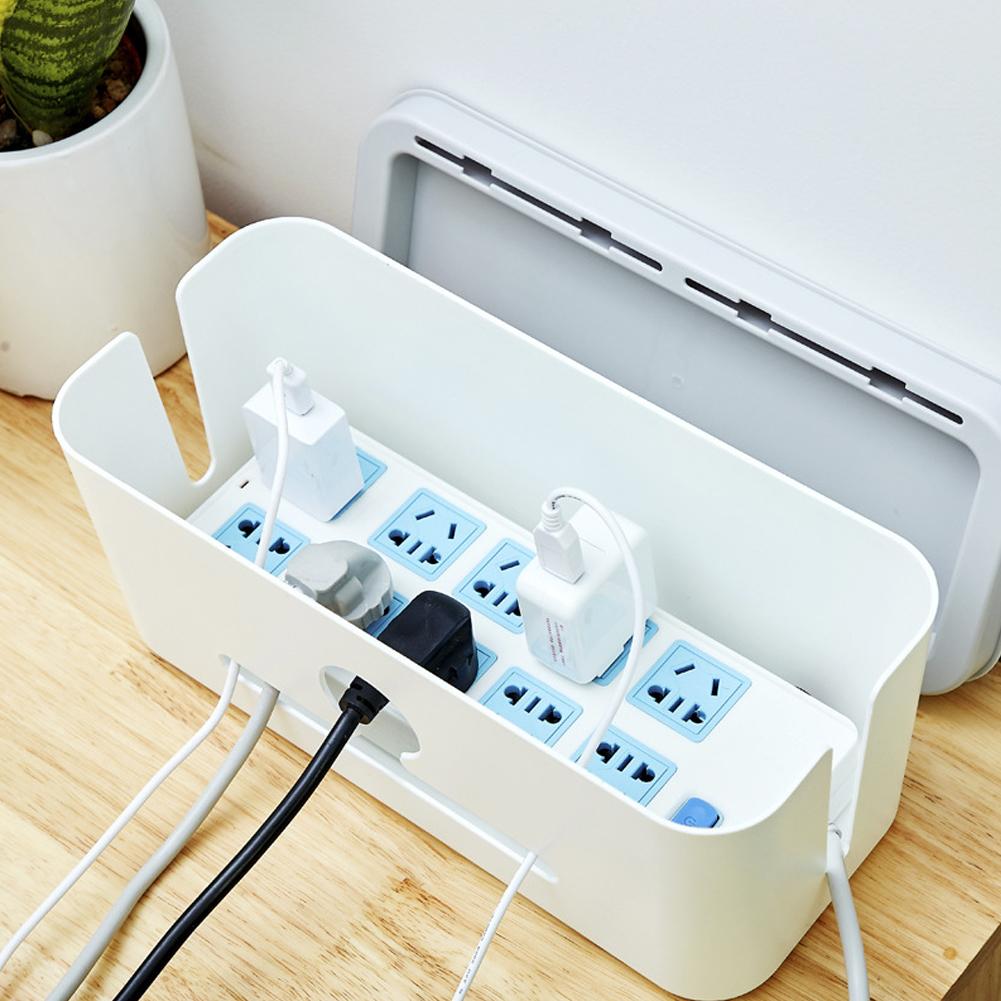 Power Cord Plug Board Storage Box Charger Computer Power Plug-in Cable Storage Box