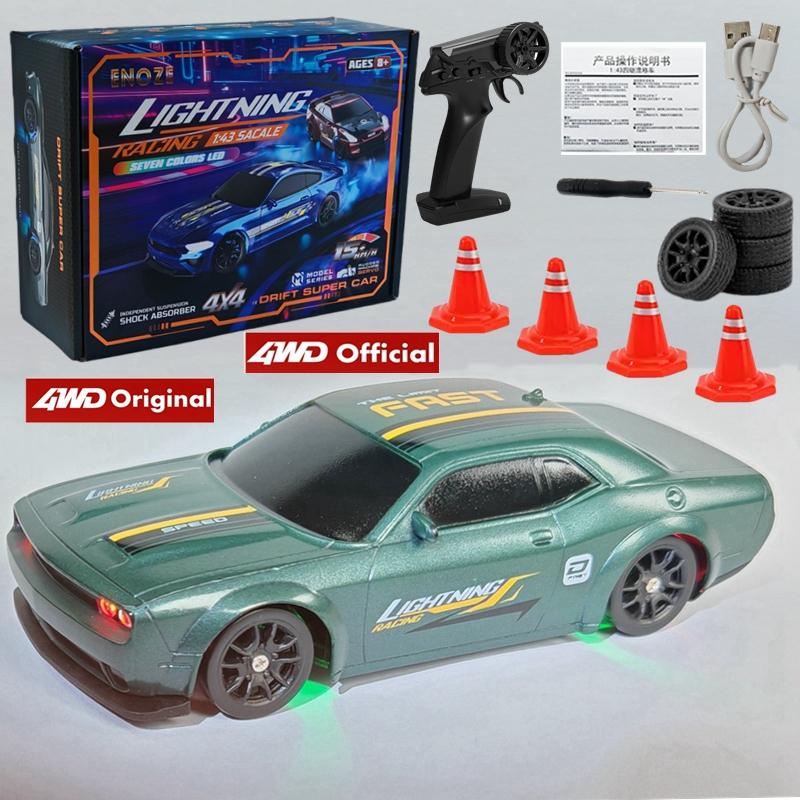 4WD Гоночный 1:43 или 1:64 Электрическая дрифт-машинка на радиоуправлении Полностью пропорциональное дистанционное управление Игрушки RC дрифт-машинки Подарки для детей и взрослых