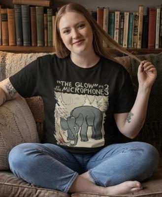 The Microphones Shirt, The Glow Pt 2 Tee, Phil Elverum Vintage T-Shirt, Indie Rock Lo Fi Folk Band Merch, Gildan 5000 Vintage Unisex Top