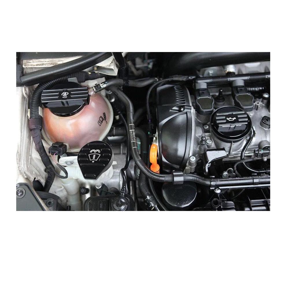 Крышка бака/крышка бутылки/масляная крышка для VW CC Golf GTI для Seat Skoda 2,0 T Scirocco EA888, алюминиевая защитная крышка двигателя