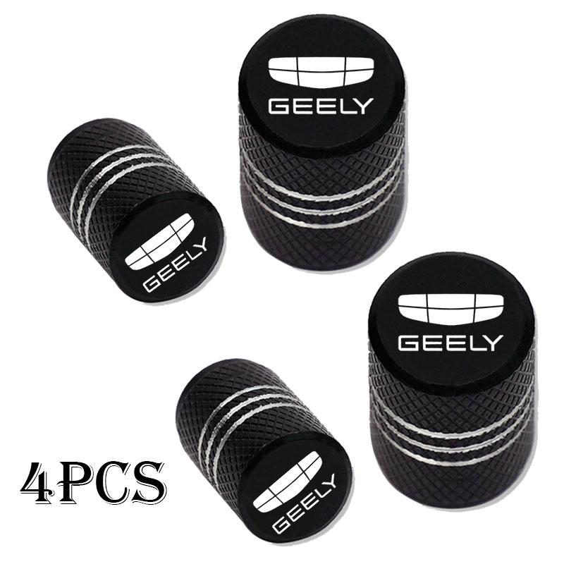 for Geely Atlas Coolray Emgrand EC7 EC8 X7 EX7 CK2 Car Wheel Tire Valve Caps Tyre Stem Covers Airdust Waterproof