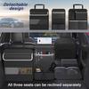 Back Seat Trunk Organizer Hanging Car Organizer Trunk Foldable Cargo Storage With 7 Large Pockets