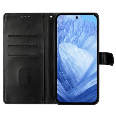 Для Google Pixel 9 Pro XL Кошелек Чехол для телефона Кожаная откидная крышка с цветочным тиснением в виде бабочки