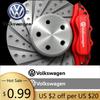 Для VW Volkswagen Jetta MK5 Golf 6 шт. Наклейка на суппорт автомобиля Стайлинг кузова для Volkswagen Touareg Jetta Scirocco Beetle Tig