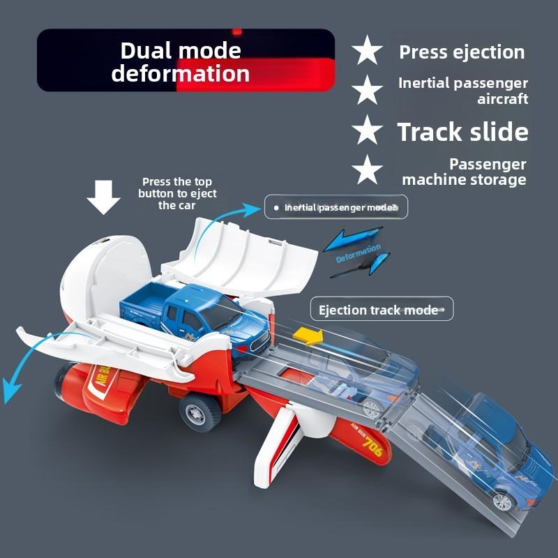 Нажатие Запуск Симуляции Вывод на Орбиту Самолета Скользящий Хранение Машинка Игрушка