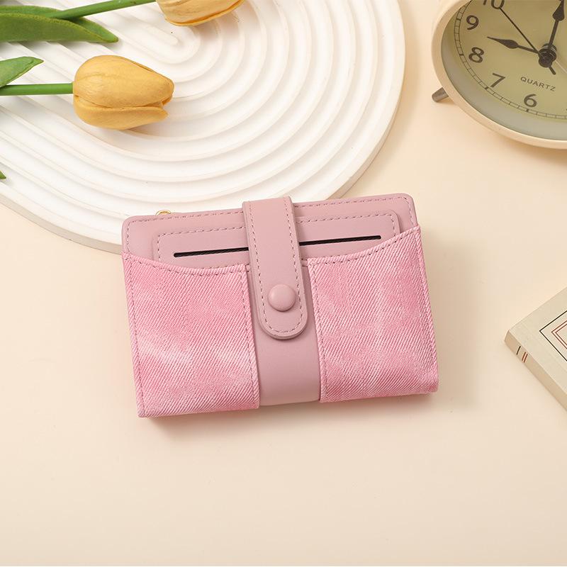 2026 Multi-color Bifold Women's Wallet with Patchwork Design and Multiple Card Slots