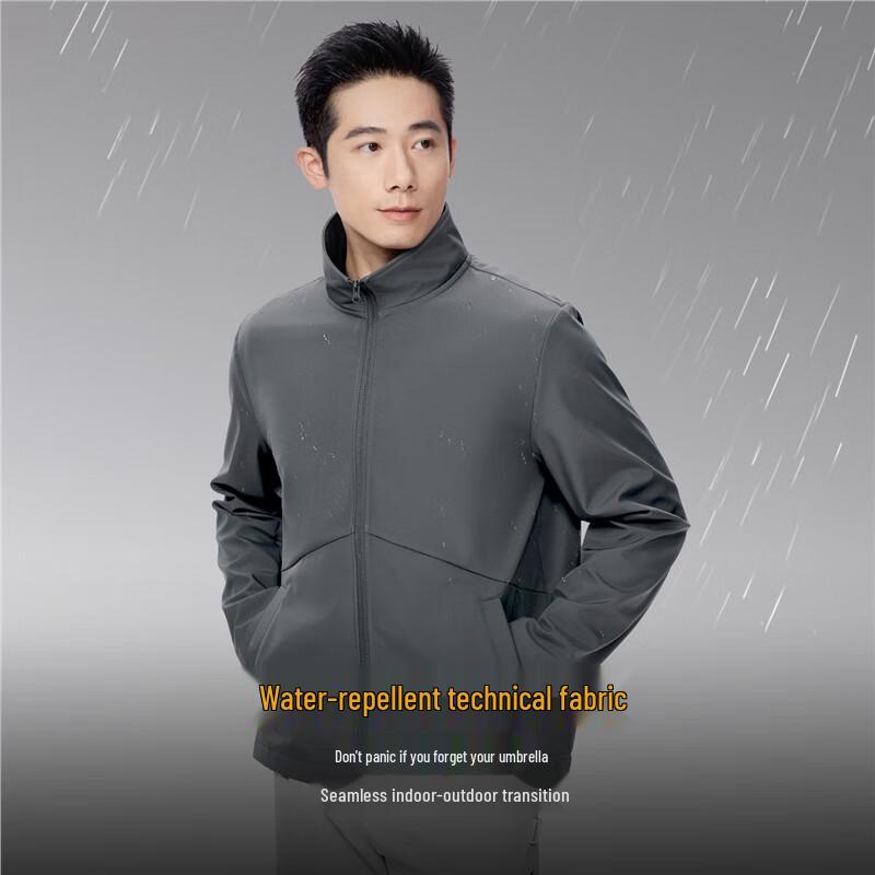 Giordano Men's Fleece-Lined Soft Shell Jacket