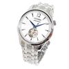 Automatic Open Heart Silver NH9131-73A Men's Watch, Design, See-Through Back, Waterproof, White,
