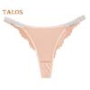 Women Panties Shiny Sequin Low Waist Hollow Out Lace Contrast Color Flower Embroidery Good Breathability Lady Underpants Female Daily Briefs