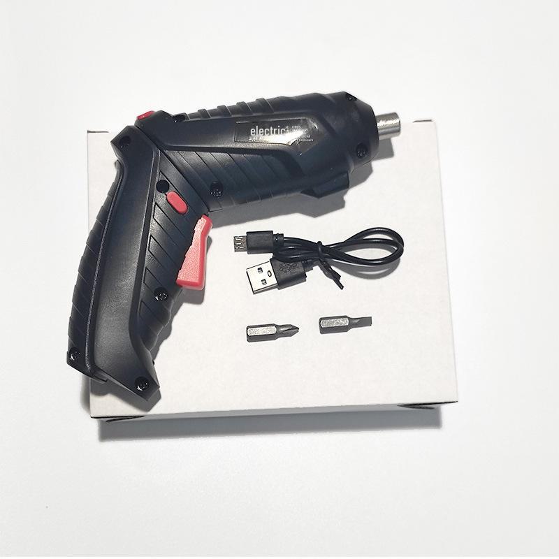 Набор мини-электрических отверток с аккумулятором 3,6 В, 47 предметов с литиевой батареей и аксессуарами для домашнего использования