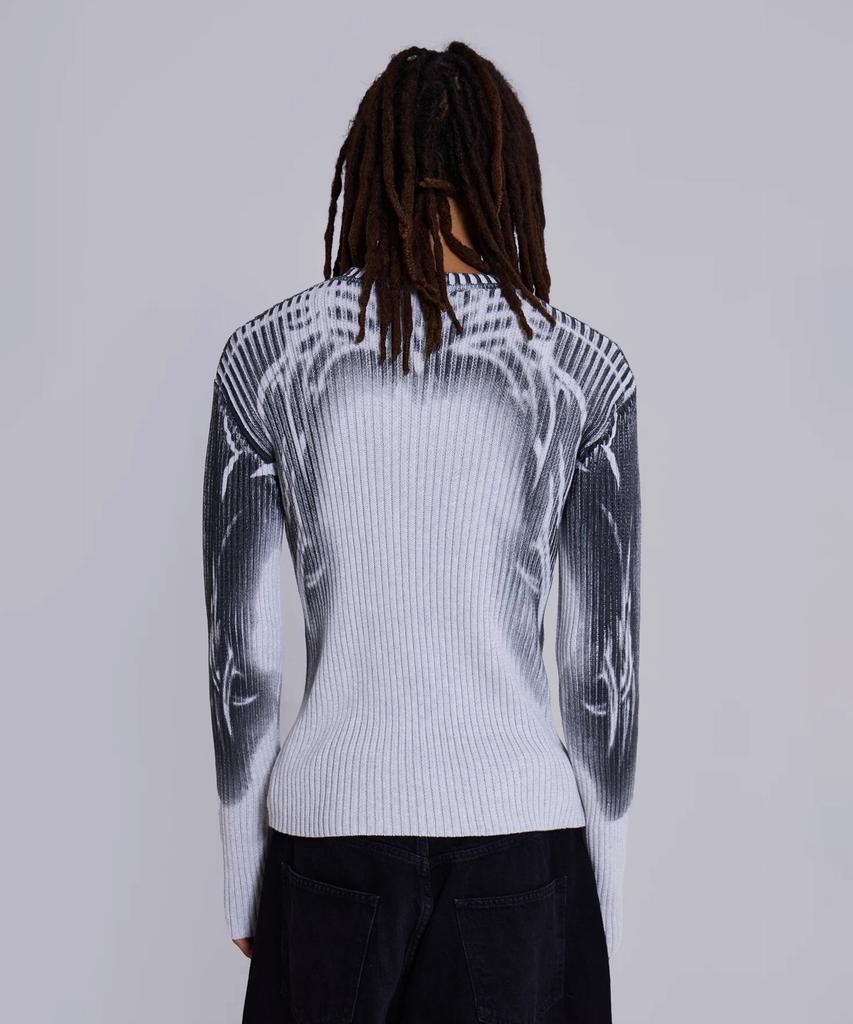 Jeidideuleondeon (M) Tattoo Spray Knit Jumper Multi