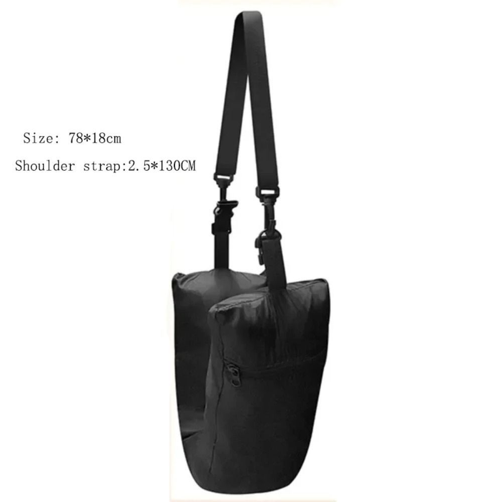 Gift Lycra Fabric Fillable Travel Neck Pillow Waterproof Ultra Soft Fuzz Travel Bag Pillow Carry Portable Pillowcase Storage Bag