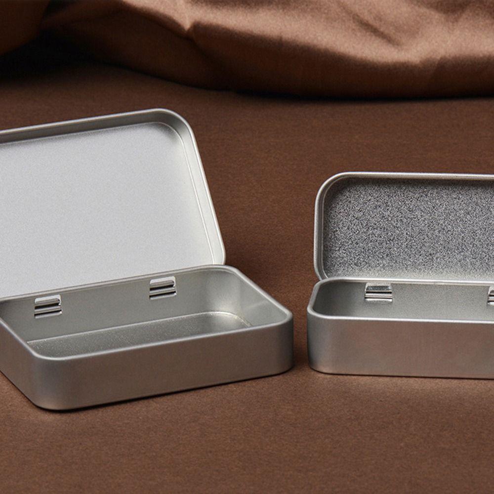 2pcs New Metal Box for Cream Balm Cosmetic Container Refillable Bottles Tea Cans Aluminum Tin Jar