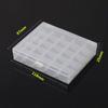 25 Spools Empty Bobbins Sewing Machine Bobbin Case Organizer Storage Plastic Box