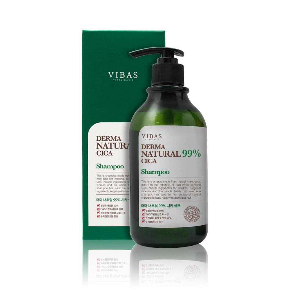 Vivas Derma Natural 99% Cica Шампунь 500г 1 шт.