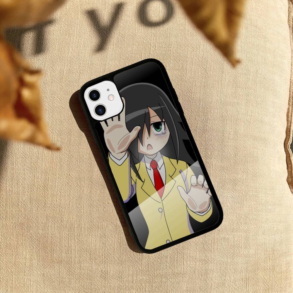 Чехол для телефона Watamote K-Kuroki T-Tomoko для IPhone 17 16 15 14 13 Plus 12 11 Pro Max, задняя крышка из PC+TPU