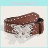 New Arrival Rivet Punk Style Wide Waist Belt Women's Jeans Belt