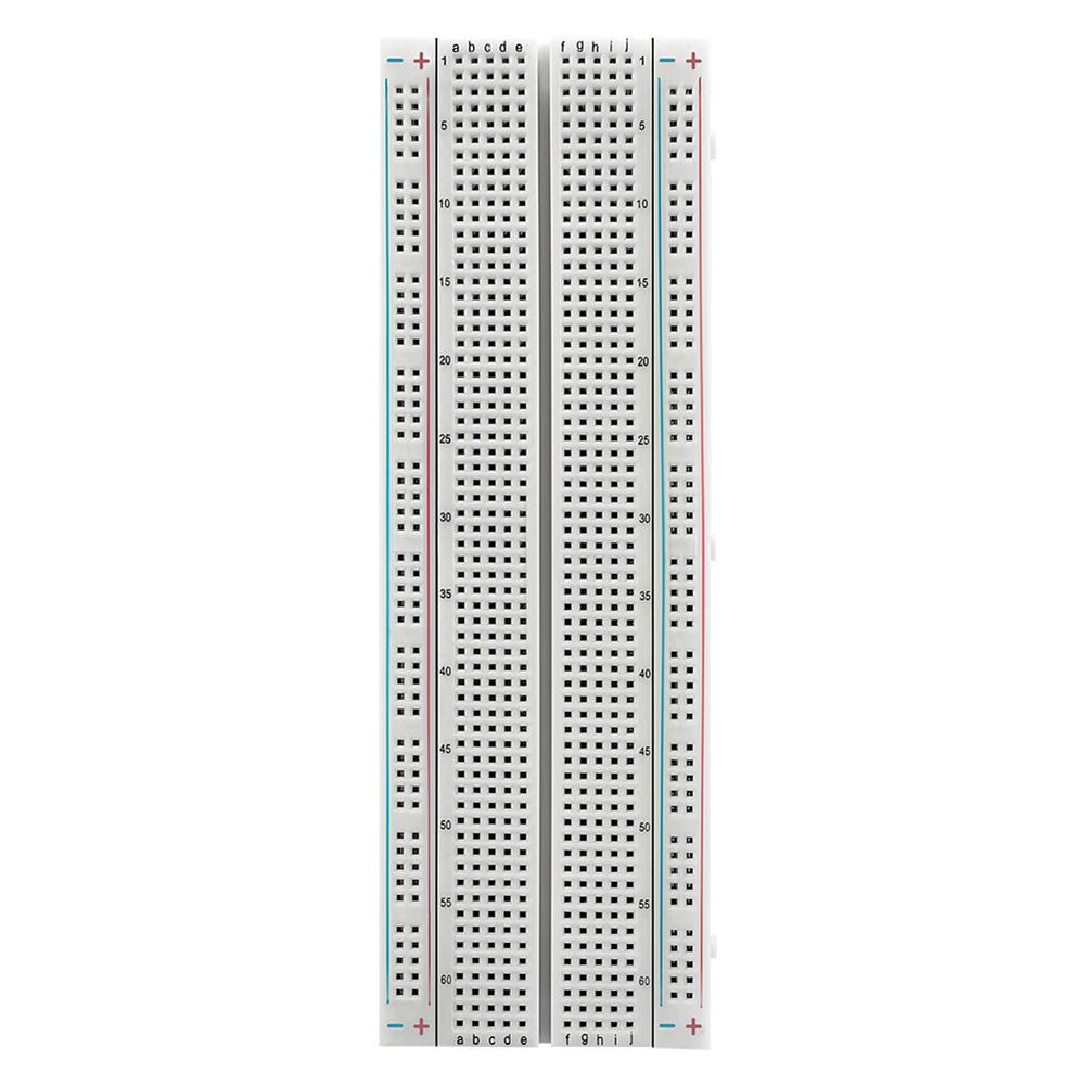 Breadboard 830 Point Universal Experiment Boards MB-102 Test Boards Solderless Spliceable for Circuit Assembly and Commissioning