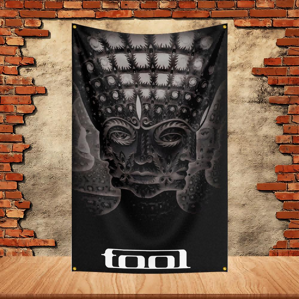 Tool Band Party Flag Polyester Printed Flag Banner Tapestry for Garden Garage Decoration Concert Flag