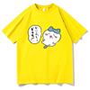 Cute Chiikawa T Shirt Unisex /Women Harajuku Aesthetic Graphic Kawaii Tshirt Unisex Anime Cartoon Oversize Cotton Tees Shirts Korea