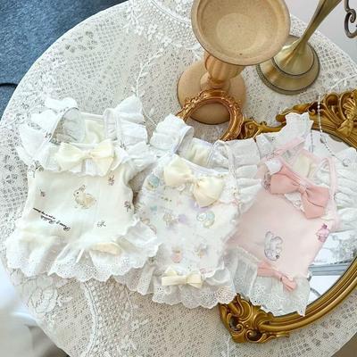 Одежда для щенков Маленькая молочная собака Маленькая собака с телом Тедди Бигбеар домашняя одежда Чихуахуа специальный котенок котенок юбка на подтяжках