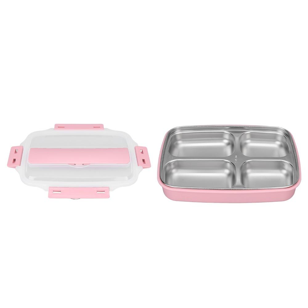 1.2L Leakproof Lunch Box 304 Stainless Steel Bento Lunch Box Cute Insulated Lunch Box For Office
