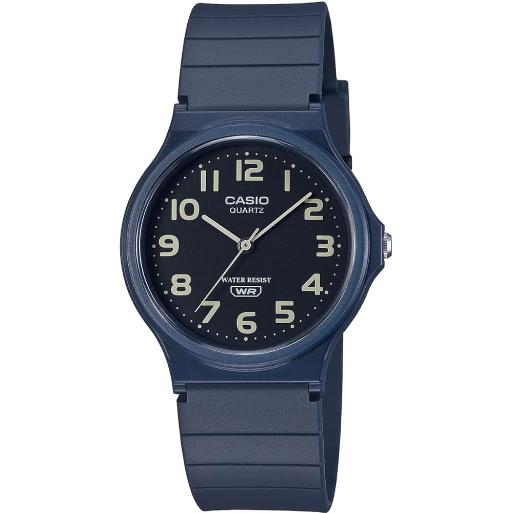 Casio MQ-24UC Women's Standard Analog Watch Navy Lightweight Slim Business Watch