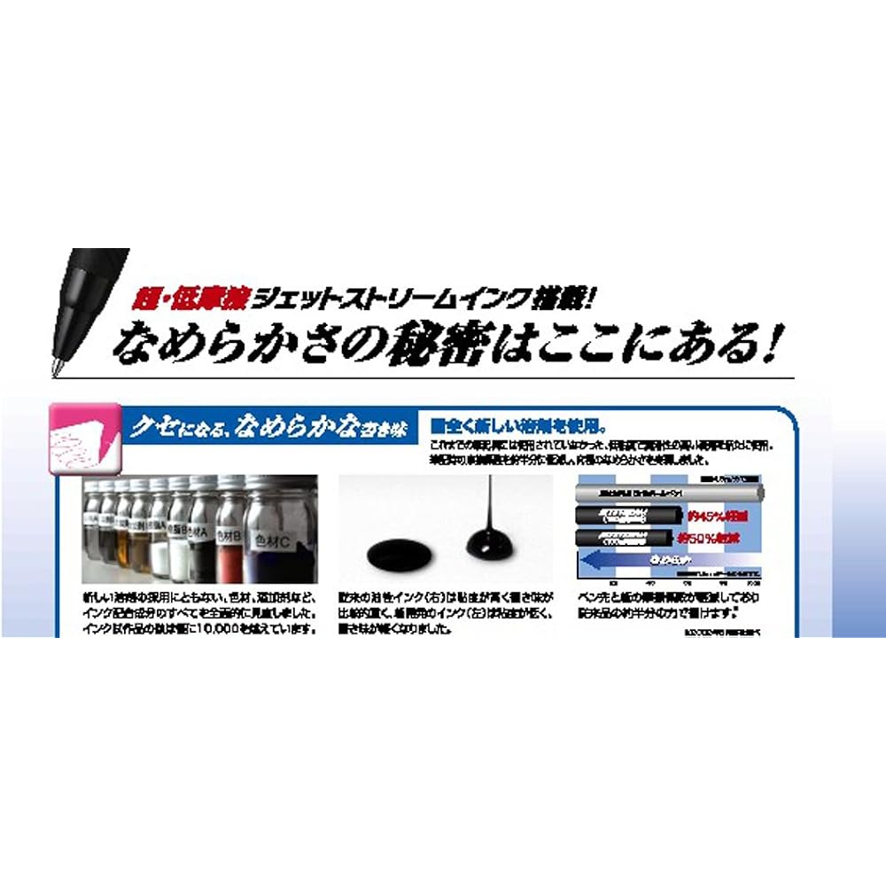 Mitsubishi Pencil, двухцветная шариковая ручка, Jetstream, 10, 0,7, розовый, легко пишет, SXE230007.13