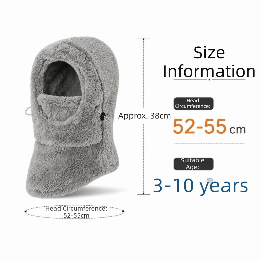 Windproof Hooded Scarf Neck Warmer Full Face Cover New Winter Balaclava Hat