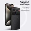 Carbon Fiber Texture Wireless Charging Magnetic Case For ZTE Nubia Z80 Ultra Z80Ultra 5G ShockProof Phone Cover