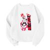 Children's Fashionable Lightweight Long-sleeved Round Neck Pullover With Pockets Printed Pullover