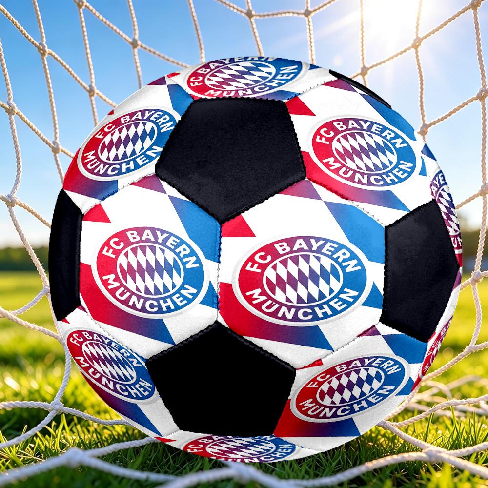 1pc Bayern Munich Love Standard Size 5 Soccer ball, Durable game Soccer Ball for School Park Training & Daily Entertainment zq7146