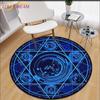 Круглый ковер с рисунком Сакуры Magic Captor Card для спальни, гостиной, напольный коврик, большой декоративный нескользящий коврик
