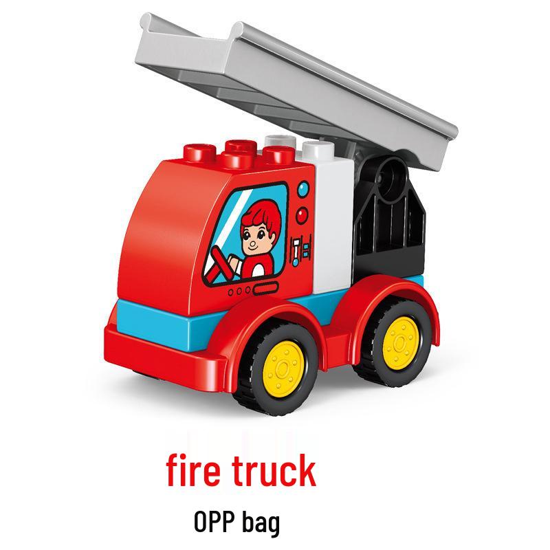 Совместимо с LEGO Duplo: Универсальные инженерные машинки и креативные строительные блоки - Образовательная игрушка для детей