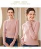 Women's Slim Fit Cashmere Sweater: Autumn/Winter Fashion Round Neck Knitted Pullover