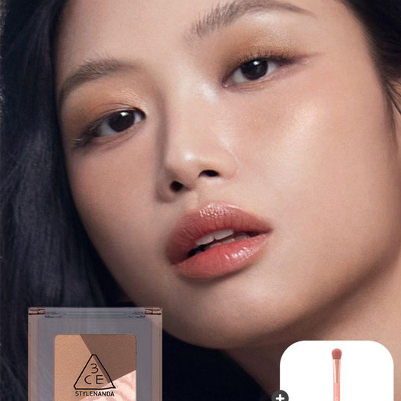 3CE Color Grid Eyeshadow (with 1 free dual eyebrush)