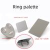 В наличии набор колец-палитр для смешивания макияжа из нержавеющей стали