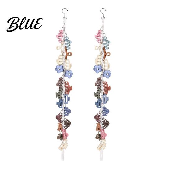 Fashionable Hair Accessory Display Boho Clip Organizer Braided Vertical Claw