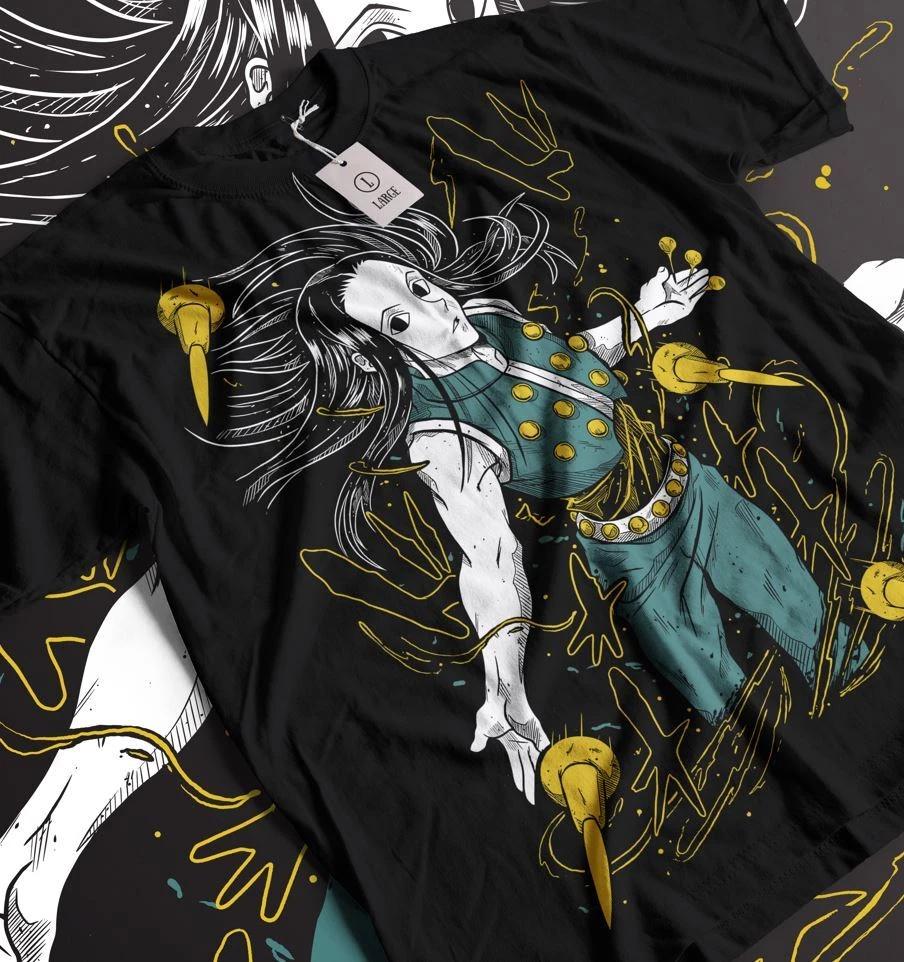 Illumi Zoldyck Tshirt Chef Hunter X Hunter Zoldyck Family Anime Shirt All Size