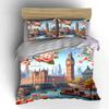 Blossoms meet London allure. Bedding sets Duvet covers Pillowcases(1* Duvet Cover 2* Pillowcases without duvet insert)