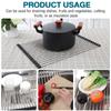 Foldable Dish Drainer Roll Up Dish Drying Rack Dish Drainer Shelf Organizer Tableware Plate Storage Rack Kitchen Accessories