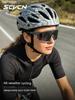 Scvcn Color-Changing Cycling Glasses, Windproof and Sandproof, for Mountain Biking, Road Marathon, Women's Outdoor Sports Goggles