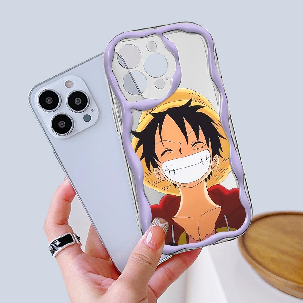 Мультяшный узор, кремовая текстура, мягкий силиконовый чехол с волнистыми краями, чехол для телефона IPhone Samsung Huawei Honor Xiaomi Redmi OPPO Realme Vivo Infinix