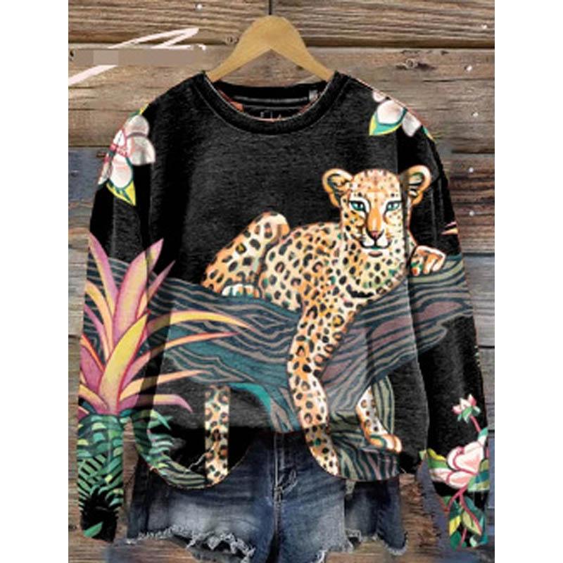 Животное Леопард Тигр Зебра Толстовки 3D Принт Модные Худи Женская Уличная Одежда Пуловеры с Длинным Рукавом Y2k Худи Женская Одежда