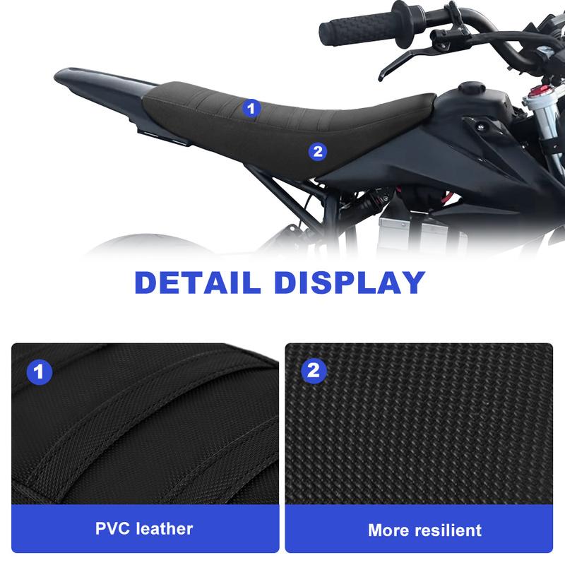 Motorcycle Accessories Soft Striped Grip Gripper Seat Cushion Cover Waterproof Non-Slip Seat Cover E-Bike MX650 For Razor